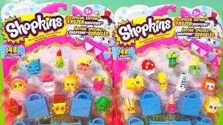 2 SHOPKINS packs Season 1 Special edition Frozen shopkins 2 surprise blind bags each pack