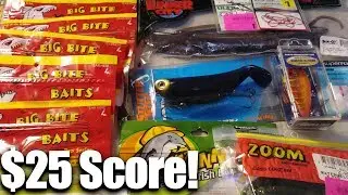 $25 Fishing Lures Shopping Challenge! What fishing lures do I get?
