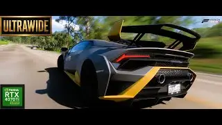 Lamborghini Huracan STO 2020 - Forza Horizon 5 - Moza CS V2P Gameplay - Ultrawide