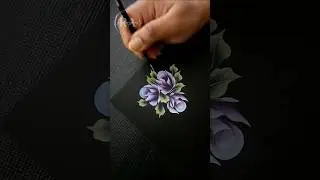 🌼🌸 PRETTY Flower painting one stroke painting #shorts Acrylic Painting