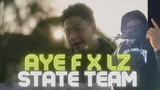 UK Rapper Reacts To AYE F x LZ - STATE TEAM🇦🇺 [REACTION]