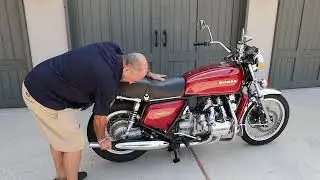 1976 Honda GL1000 Gold Wing Cold Start For 