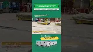 Platform Structure Battery Drive Railway Transfer Cart#tech  #machine #transporter #manufacturing