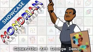 Mondrian - Plastic Reality: GJ Art Lounge Demo
