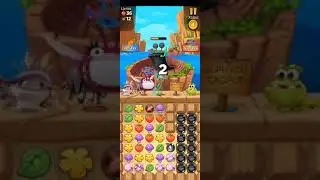 💢 64 HERO-уровень прохождение - 🐞 Букашки игра Best Fiends финал (HERO - Эпизод 3 - Опасные воды)