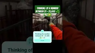 Thinking of a number between $1 - $1,000  ♻️💸✨️ | #youtubeshorts #games #recycleforcash #nyc