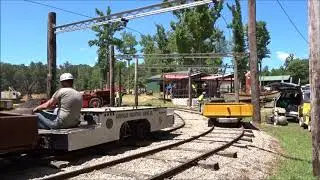 American Industrial Mining's Jeffrey trolley locomotive with Crosby whistle