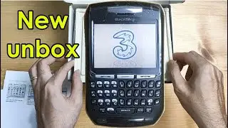 8707 THREE - Rare vintage Blackberry - Unboxing