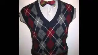 argyle sweater vest