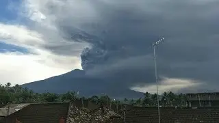 Bali volcano erupting for first time in decades