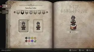 Octopath Traveler 0 - Character Creation Menu with Music