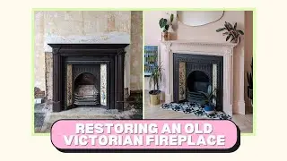 How to restore a cast iron fireplace and surround 🖌 | Sharn's House