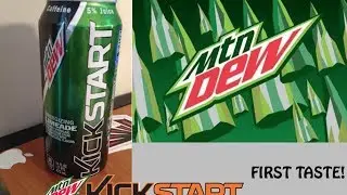 Mountain Dew KickStart LIMEADE First Taste     @mtn_dew   #Kickstart