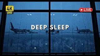 LIVE 🌧️ Heavy Night Rain on Window | Fall Asleep Fast & Deep Sleep