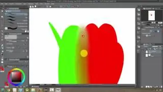Manga Studio 5 / Clip Studio Paint: инструмент смешивания