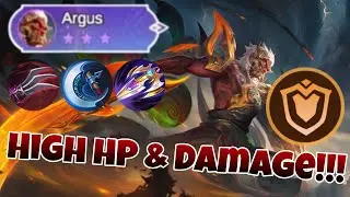 3-STAR ARGUS DEFENDER + FULL DAMAGE ITEMS... A TANK, CARRY, OR BOTH??? | Magic Chess: Go Go