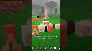 When you finally get back to base 🤣 #99nightintheforest #roblox