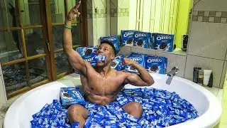 Addressing My Oreo Addiction... BATHING IN 1000 OREOS