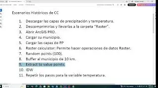Análisis de escenarios de cambio climático Historicos corregido