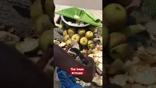 Peeling off palmyra palm fruit || Desi Style || On The Streets
