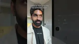 Indians as soon as we find out someone&rsquo;s Indian #comedy #skit #sketch #indian