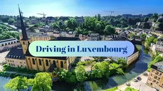 Driving through the streets of Luxembourg #driving #travel #luxembourg