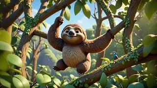 The Sloth Who Loved to Swing 🦥🎶 | Fun Kids Story | Educational Video for Children