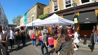 PORTOBELLO MARKET 4K TOUR , LONDON NOTTING HILL GATE