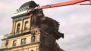 Watch: Demolition of the Greystone nears completion
