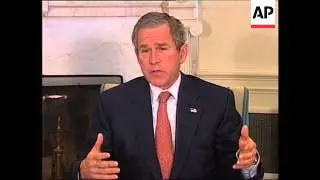 Bush calls on Arafat and Iran to fight terrorism
