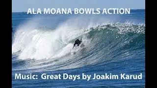 Ala Moana Bowls Action - Oahu, Hawaii