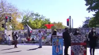 Election demonstrations largely peaceful outside White House