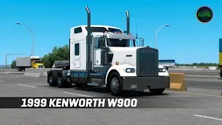 1999 KENWORTH W900 - ОБЗОР МОДА ДЛЯ ATS 1.41
