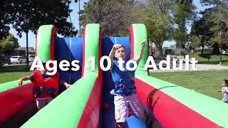 bungee run inflatable for sale