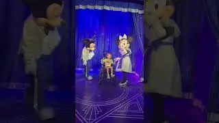 Cerebral palsy child gets big Disney wish fulfilled!!! #shorts #waltdisneyworld