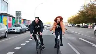 Riding the #8barkrzberg through the streets of Berlin. 🚴🏻🌇