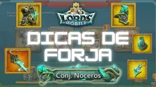 Noceros Lords Mobile. Como forjar equipamentos do Noceros em Lords Mobile. DICAS Muito importantes.