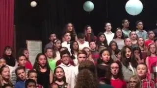 Gabriela no concerto de Natal 2016
