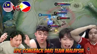REAKSI CASTER DAN STREAMERS INDO... EPIC COMEBACK TEAM MALAYSIA... SEA GAMES 2023