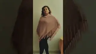 How to style a poncho in winter and make it look sizzling 🥶 #winterfashion #poncho #fashion