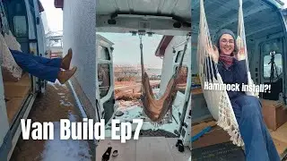 Builders Van to Camper Van Ep.7 - Van Conversion Series - Door hammocks and reversing camera!