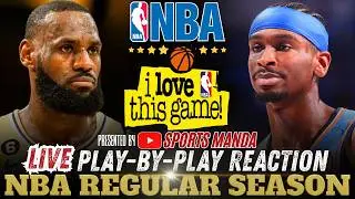 🔴LAKERS VS OKC │ 2026 NBA REGULAR SEASON - Basketball Play-By-Play Reaction & Scoreboard