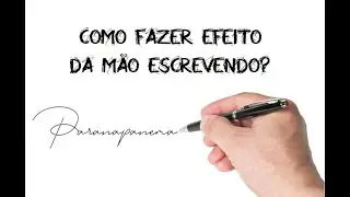COMO FAZER M&Atilde;O ESCREVENDO NO POWER POINT