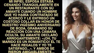 Mi Infiel Esposa Estaba Cenando Tranquilamente En Un Restaurante Con Su Amante Cuando Un Hombre Que