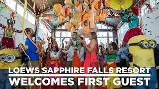 First Guests Arrive at Loews Sapphire Falls Resort