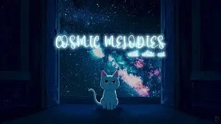 Cosmic Melodies with a Cat ✨ Drift into Deep Dreams