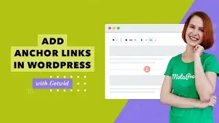 How to Add Anchor Links in WordPress⚓
