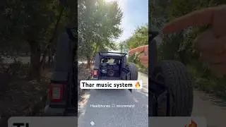 Thar music system upgrade 🧨🔥 #tharmodified #musicsystem #monoamplifier