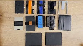 13 Slim Wallets MIT und OHNE MÜNZFACH im GROßEN VERGLEICH & TEST 2017 // DEUTSCH