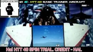 Hal htt40 basic trainer spin recovery trials